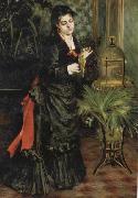 Woman with a Parrot(Henriette Darras) renoir